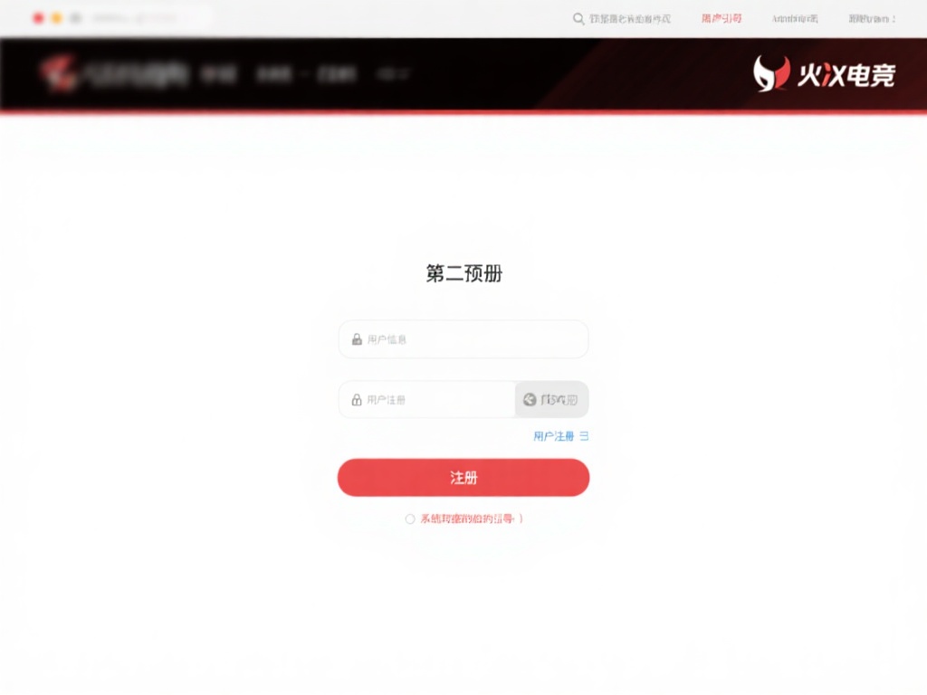 第二步：点击注册按钮，进入注册页面
在火狐电竞官