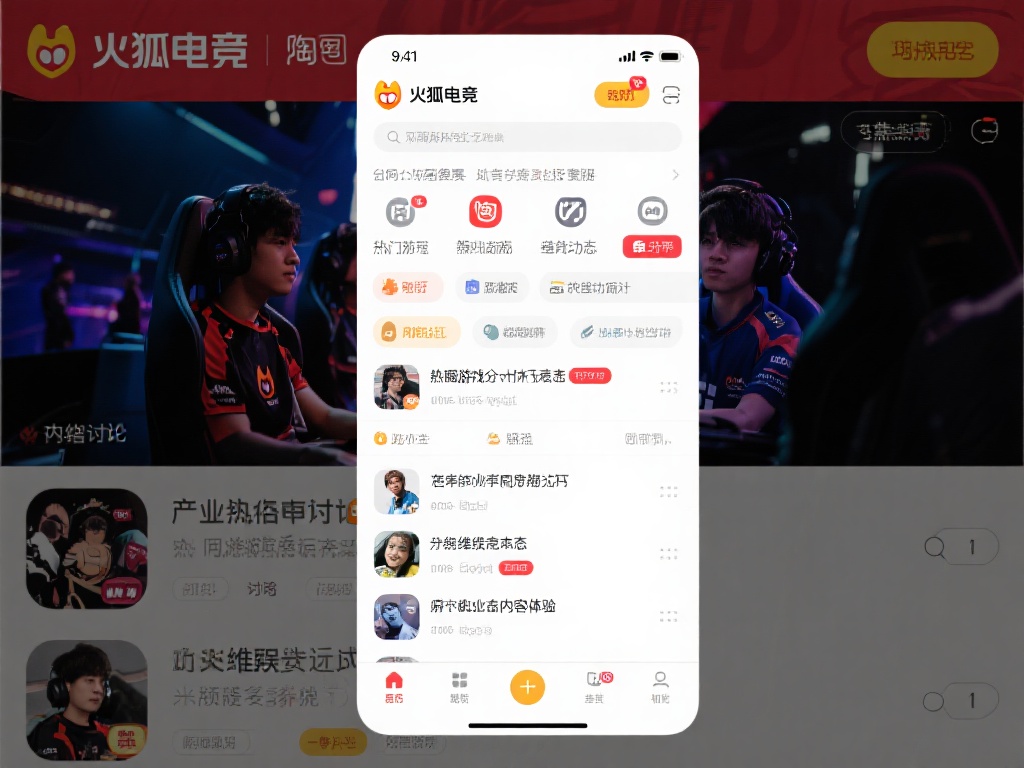 与许多泛娱乐社区不同，火狐电竞贴吧真正聚焦于电子竞