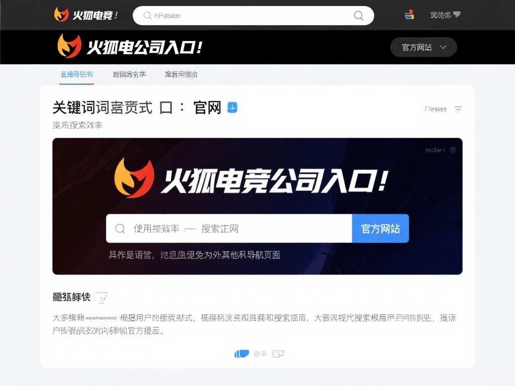 关键词：火狐电竞官网入口是最直接的搜索方式。为了提